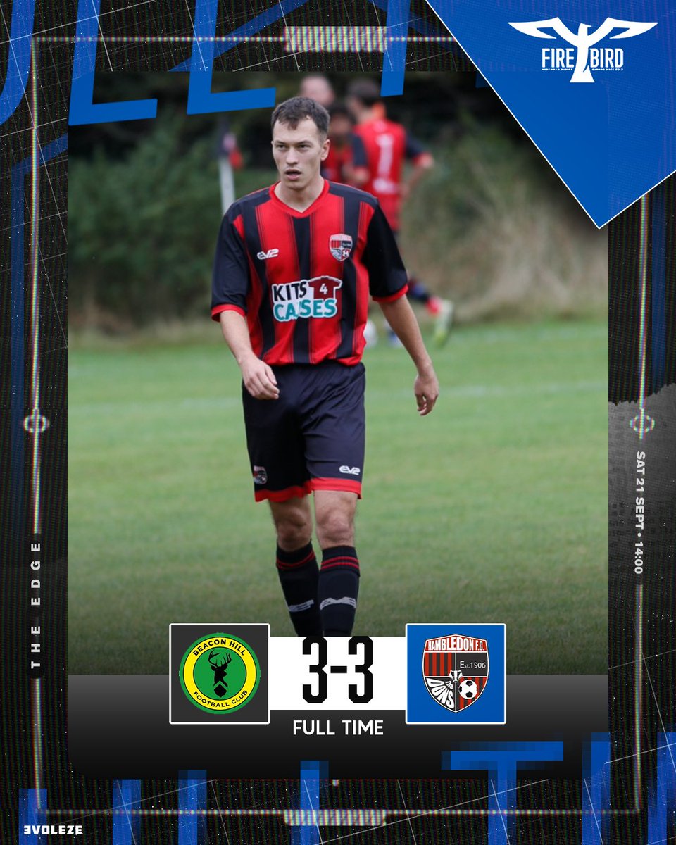 Hambledon FC (@hambledonfc) on Twitter photo The First team were denied a win on the road with a late equaliser. As they keep their unbeaten start to the season going.
Goals
⚽️⚽️ Louis Alderton
⚽️ <a href="/GeorgeBroad7/">George Broad</a> sponsored by <a href="/kits4causes/">Kits4Causes</a>
🍾 Noz sponsored by <a href="/FirebirdBrewing/">Firebird Brewing Co</a> The First team were denied a win on the road with a late equaliser. As they keep their unbeaten start to the season going.
Goals
⚽️⚽️ Louis Alderton
⚽️ <a href="/GeorgeBroad7/">George Broad</a> sponsored by <a href="/kits4causes/">Kits4Causes</a>
🍾 Noz sponsored by <a href="/FirebirdBrewing/">Firebird Brewing Co</a>
