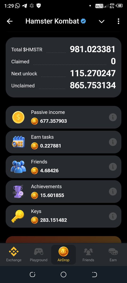 Muhamma86690377's tweet photo. Grand Master Level 60 Days Work For Hamster Kombat My Tokens Total 981 Shame on You Hamster Kombat Team Me Deserve This 3000 Hamster Kombat Tokens 🙌😭😔😠
#hamster #HMSTR #HMSTRSCAM #HMSTR_SCAM https://t.co/asuYVDlSYZ