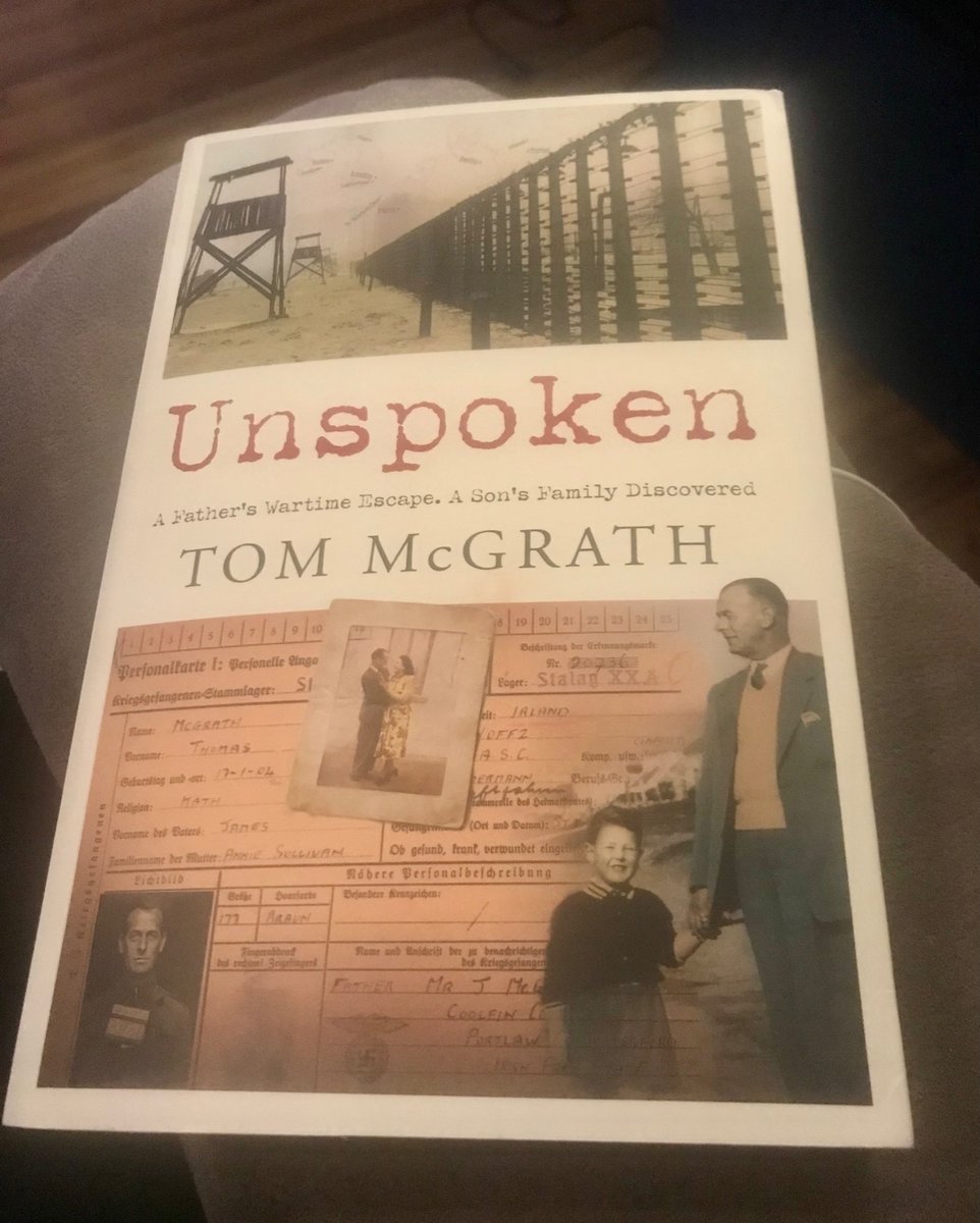 chrissyknightoc's tweet image. Really looking forward to reading this epic story of #Waterford man Captain Tom McGrath who escaped from Stalag XXA, a German prisoner-of-war camp in northern Poland. 

The book by his son Tom McGrath.  Also reflects on the story of his mother who was at the same time ‘imprisoned…