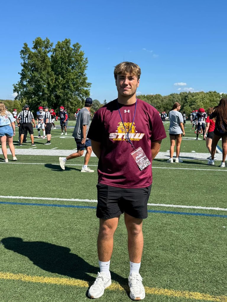 Nick Hosey (@nickhosey11) on Twitter photo Thank you <a href="/Hiram_Football/">Hiram College Football</a> for a great visit. I had a great time touring the facilities, campus and learning more about your program. <a href="/Coach_Mro/">Coach Mro</a> <a href="/brock_mancini/">brock_mancini</a> <a href="/CoachTdalf/">Tyler D'Alfonso</a>
<a href="/stowfootball/">Stow Football</a> Thank you <a href="/Hiram_Football/">Hiram College Football</a> for a great visit. I had a great time touring the facilities, campus and learning more about your program. <a href="/Coach_Mro/">Coach Mro</a> <a href="/brock_mancini/">brock_mancini</a> <a href="/CoachTdalf/">Tyler D'Alfonso</a>
<a href="/stowfootball/">Stow Football</a>