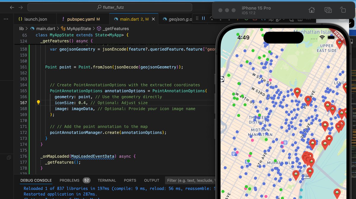 Tinkering with the <a href="/Mapbox/">Mapbox</a> maps SDK for Flutter to make a consolidated public space map for NYC.