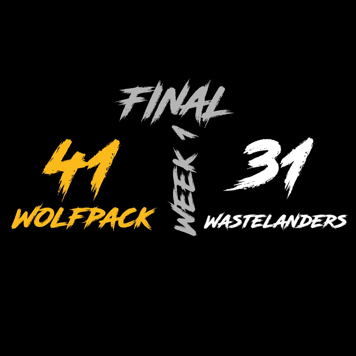 1-0 BABAYYY

Wasnt pretty but a W is a W, onto the next