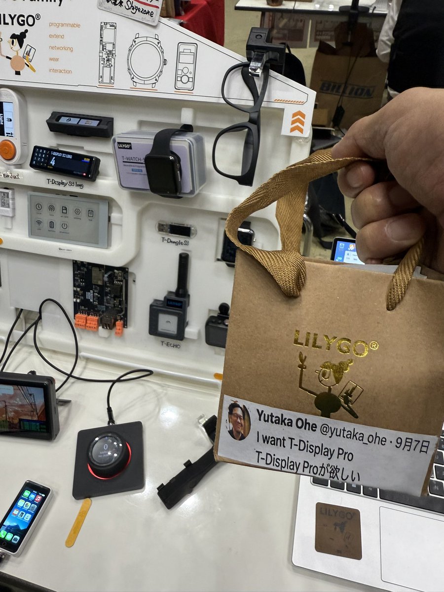 yutaka_ohe's tweet image. 頂きました！
#LILYGO
#MFT2024