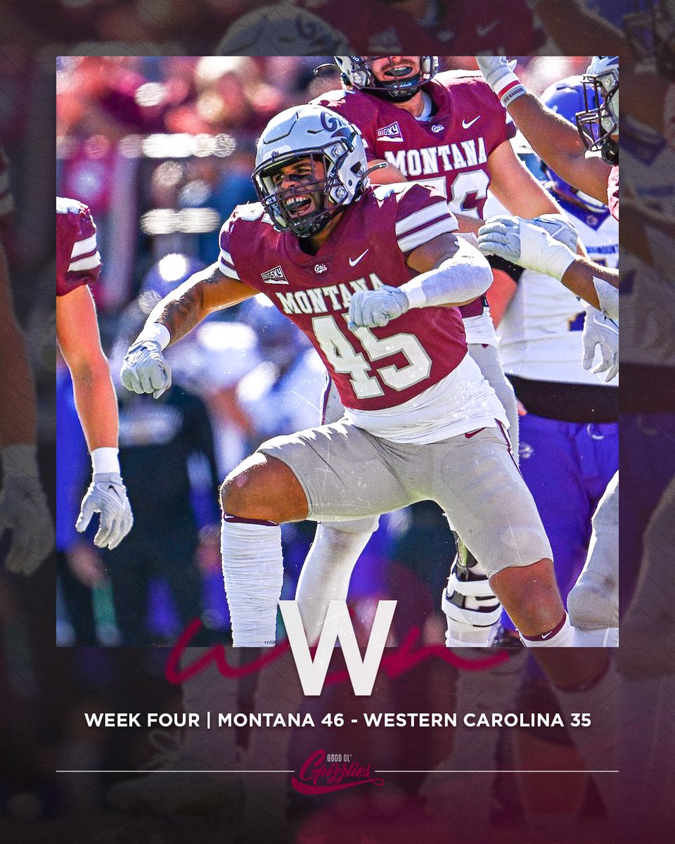 Chalk up another top-25 win in Wa-Griz 😏 #GoGriz