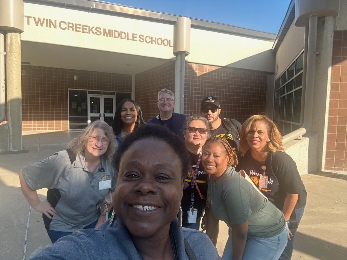 DynamicDrMcD's tweet photo. Because we love our @SpringISD @TwinCreeksMS1 Scholars and want them to come to school EVERY day #Successwalk #Studentoutcomes #Attendancematters https://t.co/AmrkDX6RF6