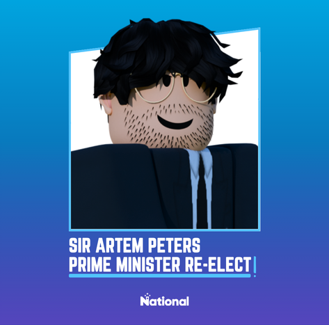 NationalBNZ's tweet photo. Sir Artem Peters re-elected Prime Minister of New Zealand https://t.co/nHZoCKBbzp
