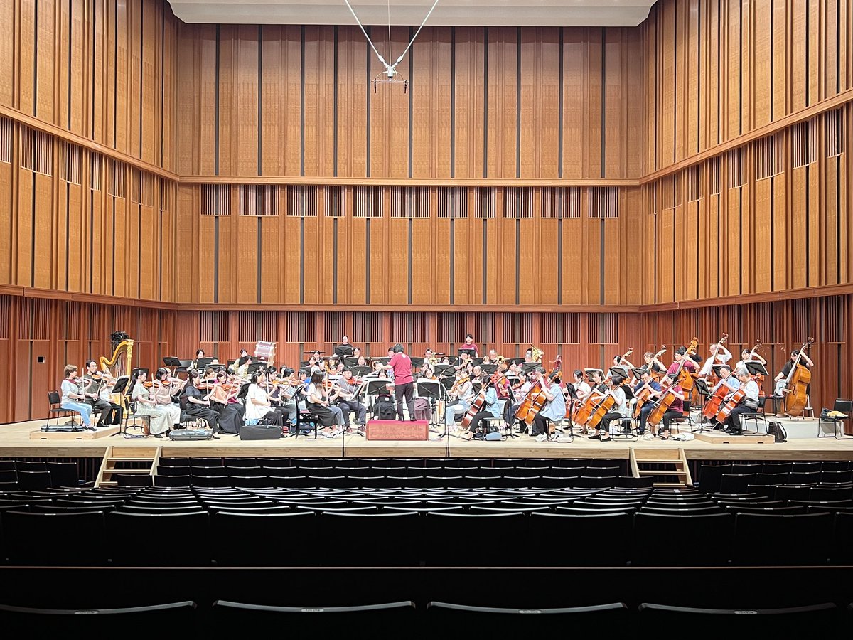kcpo_osaka's tweet image. 絶賛リハ中〜🎶♪🎵
雨は弱くなる☂️予報ですが、お気をつけてお越しくださいませ〜🚃 #関西シティフィル  #KCPO #アマオケ #オーケストラ #関西アマオケ #東大阪 #イベント #Osaka