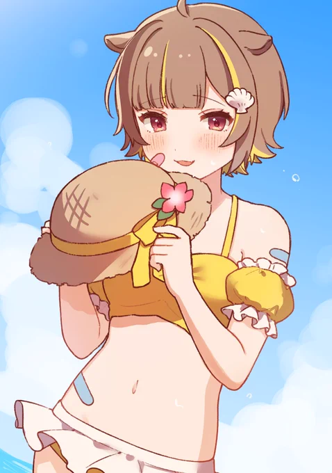 まだ夏……!!!まだ暑いから夏……!!!!! #らこあーと