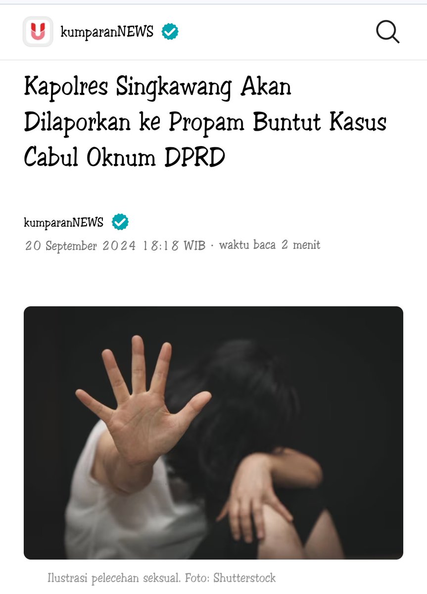 dhemit_is_back's tweet photo. Bangsat emang H.Herman DPRD dari @PKSejahtera sudah bejat ngeyel lagi.. 

Loe cabul dan pedofil skrg malah mau laporkan Kapolres Singkawang ke propam terkait penetapan TSK pencabulan 

Cat Warrior saatnya jempol racing mode on kita musnahkan orang sombong ini,kita spill rame² https://t.co/M3NlBEjxXP
