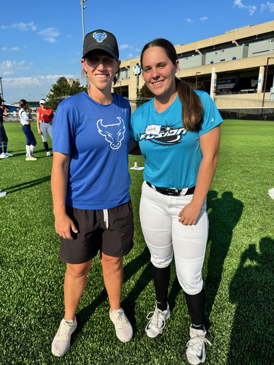 I had a wonderful time at the <a href="/UBBullssoftball/">Buffalo Softball</a> camp today. I learned a lot and had lots of fun! Thank you to all the coaches and players that ran the camp! <a href="/CDFusionSB/">Capital District Fusion Softball</a> <a href="/mikeruechel/">mike ruechel</a> <a href="/Steph_Roan6/">Steph Roan</a>