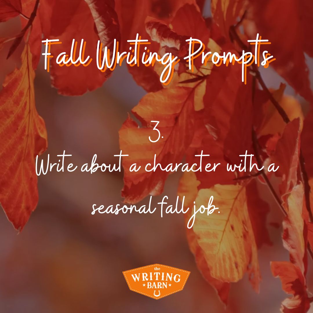 Ready to FALL in love with writing again? 🍂

Embrace the magic of the season and try out some of these fall-themed writing prompts! Happy writing. 🧡