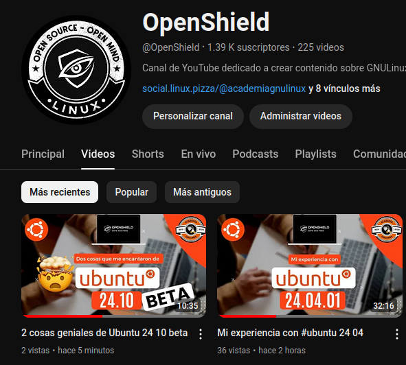 4Sentinell's tweet photo. Dos videos por el precio de uno 🤣🤣🤣
Videos muy ubunteros, uno sobre mi experiencia y algo mas con Ubuntu 24.04 y el otro de dos aspectos que se trae Ubuntu 24.10....
Del segundo video, les dejo una pista
#SecurityCenter
#Ubuntu #GNULinux #Linux #Canonical https://t.co/vKEEqIJFOm