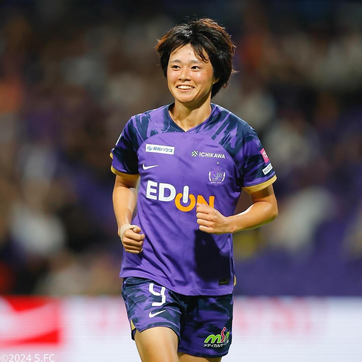 枝*豆様 SSR 上野 真実 直筆サインカード オンサイト サンフレッチェ