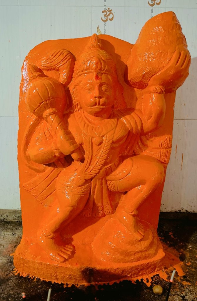 Roli_IN's tweet photo. मंगल मूर्ति श्री हनुमान जी के अद्भुत,अलौकिक दर्शन ❣️ https://t.co/8E5IqzPwXb