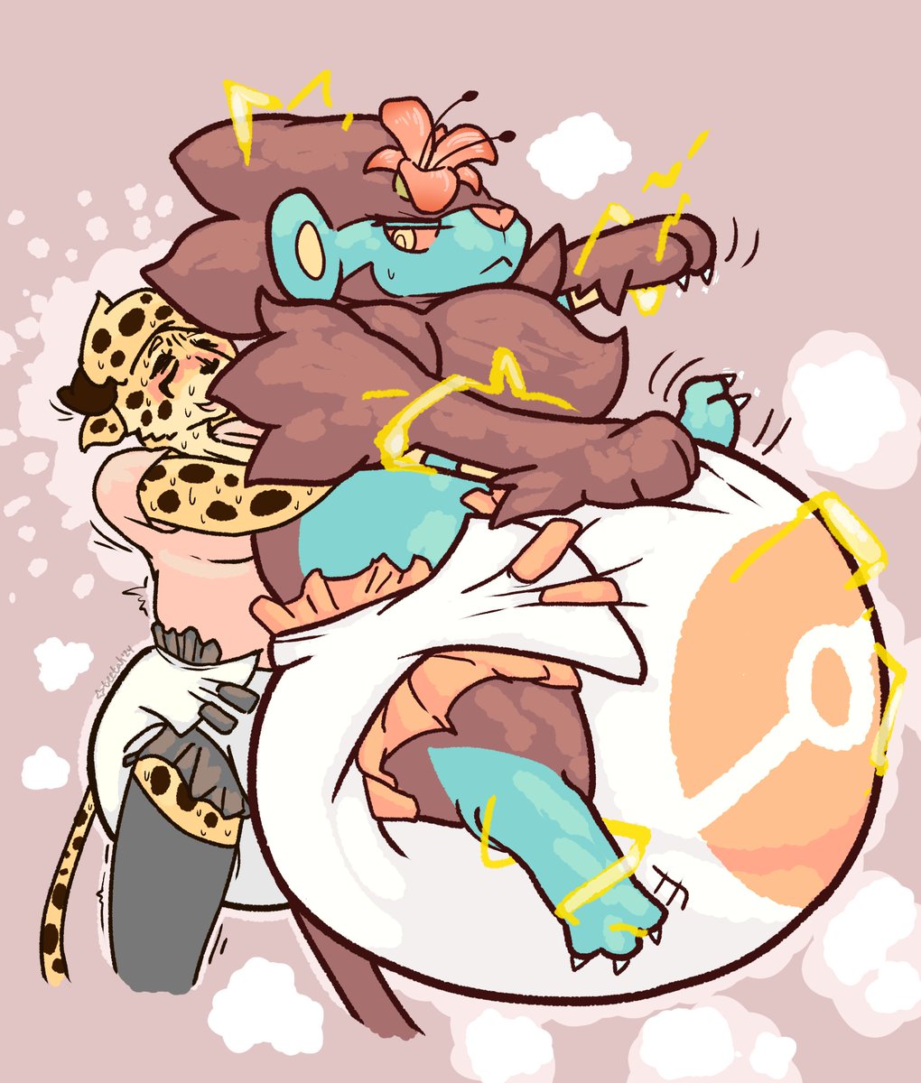 "she's so fluffy and soft and plush and cushy and--!" 

lola is NOT excited about uppies....🏵️💢