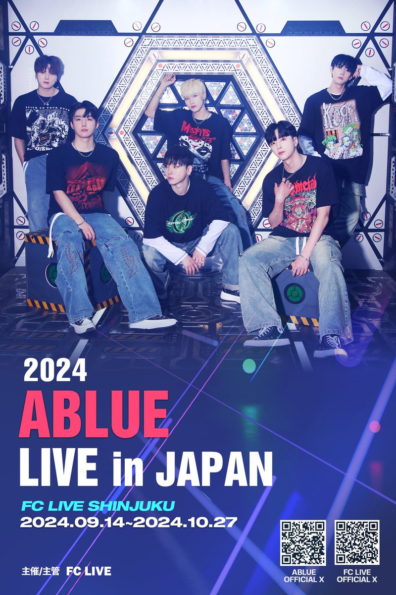 FCLIVE_official's tweet photo. 【#FCLIVE_SHINJUKU】

2024 #ABLUE LIVE IN JAPAN 
FLY OF THE ABLUE

おもしろさも #エイブル の魅力‼️
会場にぜひ会いに来てください😘

📅9/22(日) 14:00/18:00

🎫詳細はこちら！
🔗 https://t.co/cF2c9HMdB5

#에이블루 #KPOP #イベント情報
#新宿イベント #韓国アイドル #KPOPイベント #連休 https://t.co/NSiHMAj1B8
