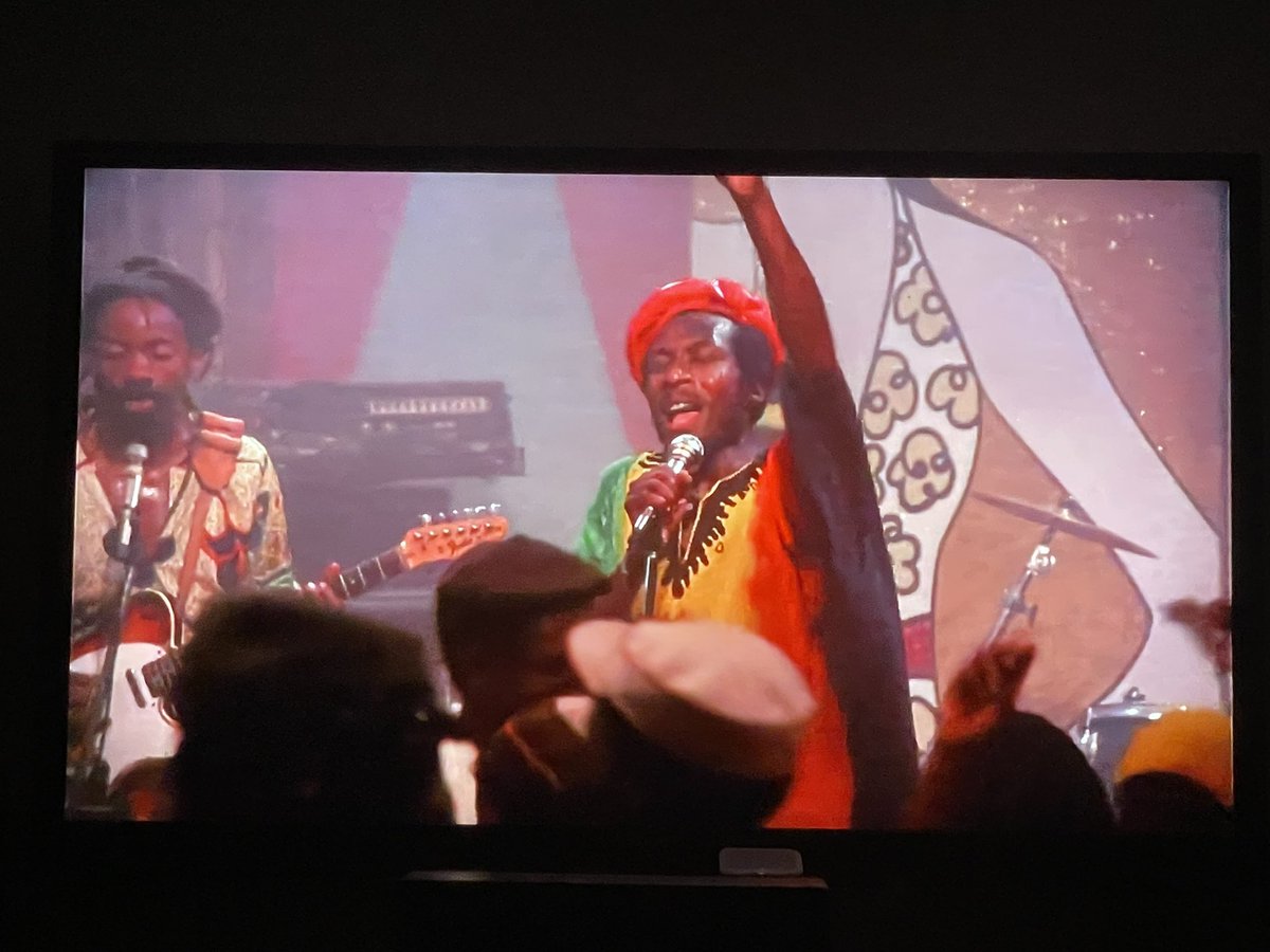 Watching the underrated movie Club Paradise. What a cast with Robin Williams, Peter O’Toole, Twiggy, Rick Moranis, Eugene Levy, Brian Doyle Murray, Jimmy Cliff. Reggae soundtrack. What I didn’t know is that Harold Ramis wrote and directed.