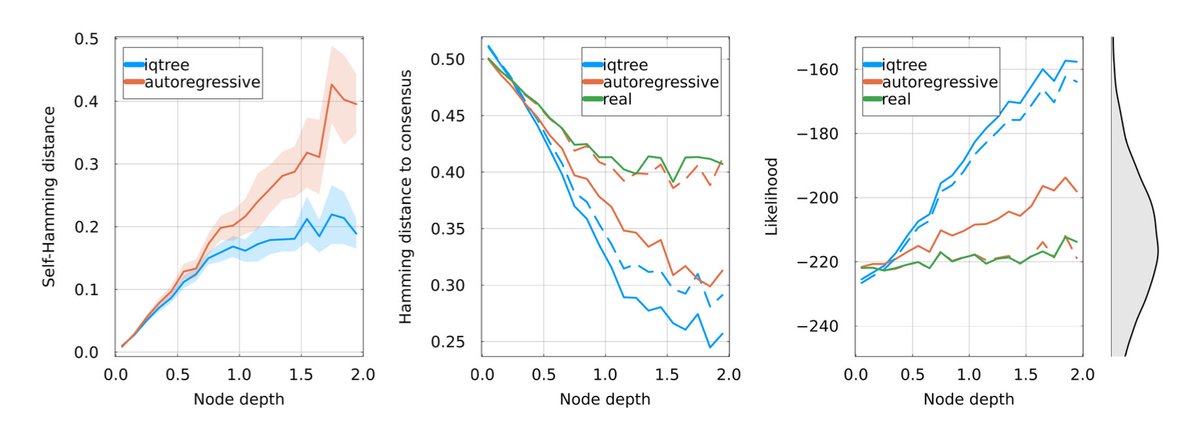 BiologyAIDaily's tweet image. Reconstruction of ancestral protein sequences using autoregressive generative models

🧬 An exciting leap in ancestral sequence reconstruction (ASR)! This paper presents a novel autoregressive generative model designed to infer protein sequences of extinct ancestors more…