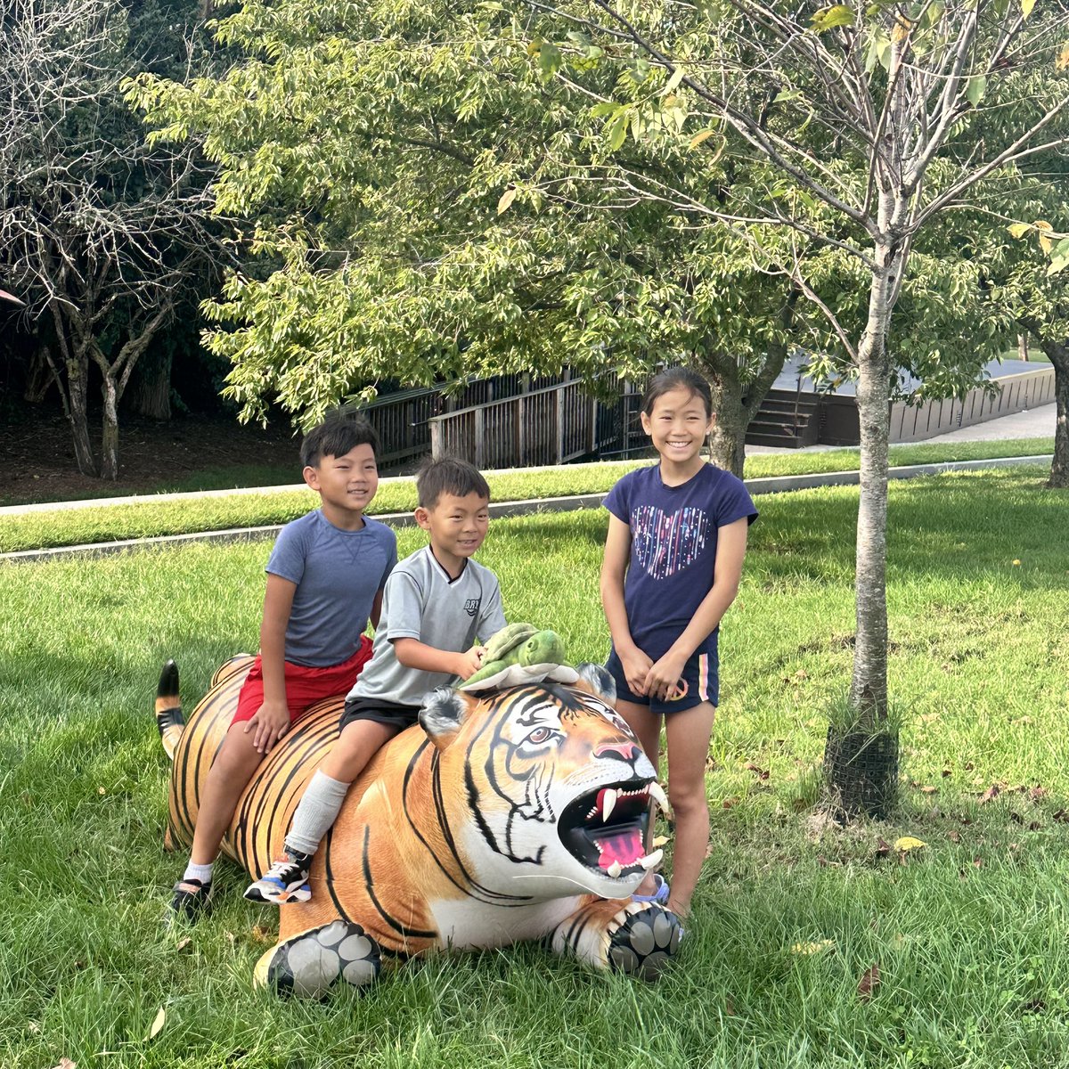 JetCreations's tweet photo. Jet Creations' lifelike tiger had a great time at the George Washington Monument, posing with the crowd! Get yours here: https://t.co/VLbedCSisZ  
#JetCreations #TigerAdventure #InflatableTiger #TigerOnTour #TigerFun https://t.co/lqCGe9qpbg
