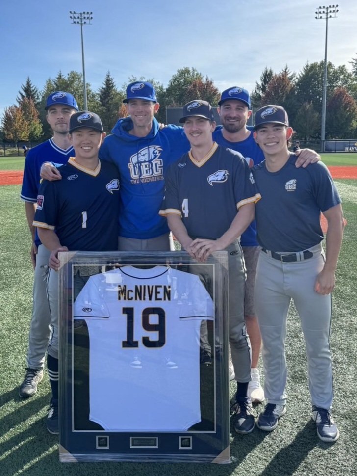 Congratulations Brooks McNiven. And a personal Thank You for all you've done for our family and for so many other players and their families.  #classy <a href="/NorthShoreTwins/">North Shore Twins</a> <a href="/NSJuniorTwins/">North Shore Jr Twins</a> <a href="/NSBantamTwins/">North Shore Bantam Twins</a> <a href="/ubc_baseball/">UBC Baseball</a>