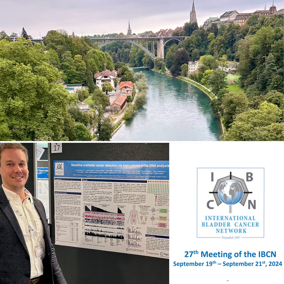 JussiNikkola's tweet photo. #IBCN24 was an excellent meeting🇨🇭Many thanks to the organizers and participants for creating such an engaging and collaborative atmosphere @IBCN1997 #bladder #cancer #utDNA #UroScout https://t.co/RVQw2CUudW