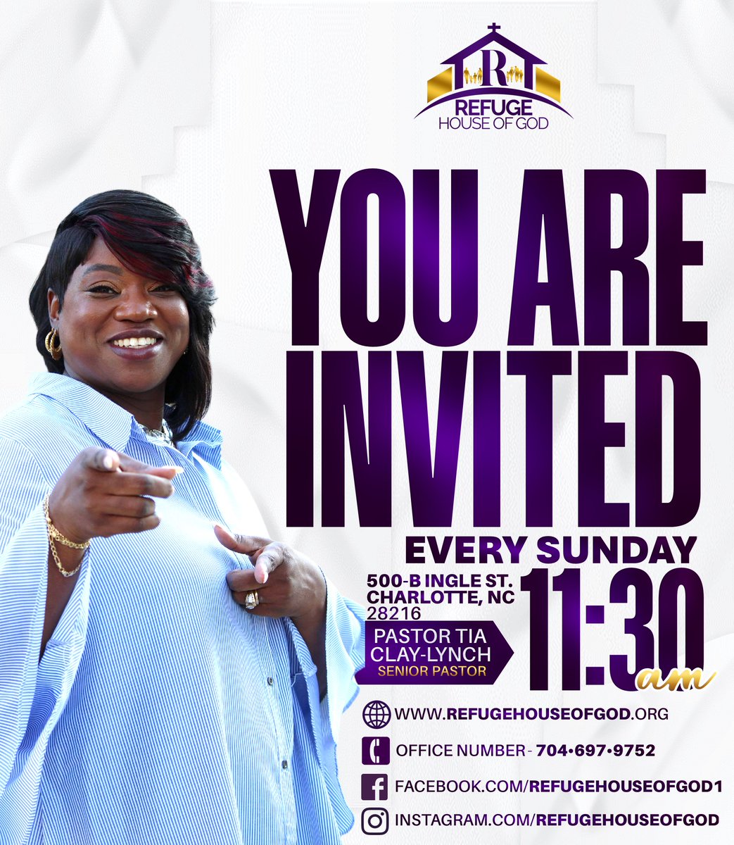 Refuge_RHOG's tweet image. Come out and join us for worship at 11:30 am. We look forward to seeing you! #invite #churchnearme #RefugeHouseofGod