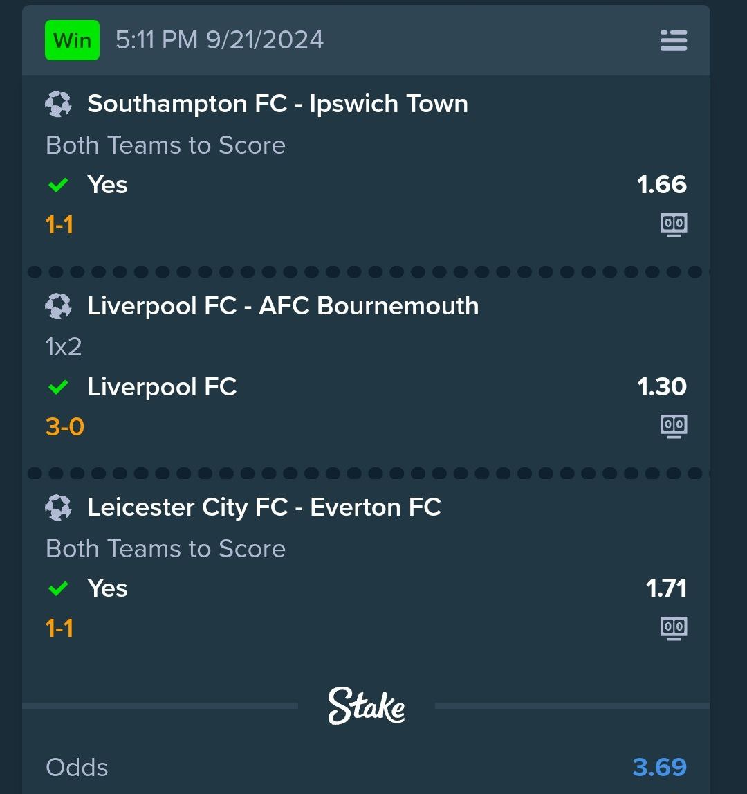 acestaker's tweet photo. Tonight's Football wins ✅

https://t.co/Hlww6h5iYw joining bonus code - ASP101

#FootballTips #PremierLeague #LUFC #SOCCERSTREAMS #Stakely #Stake #GamblingTwitter https://t.co/xZoqRTh70v