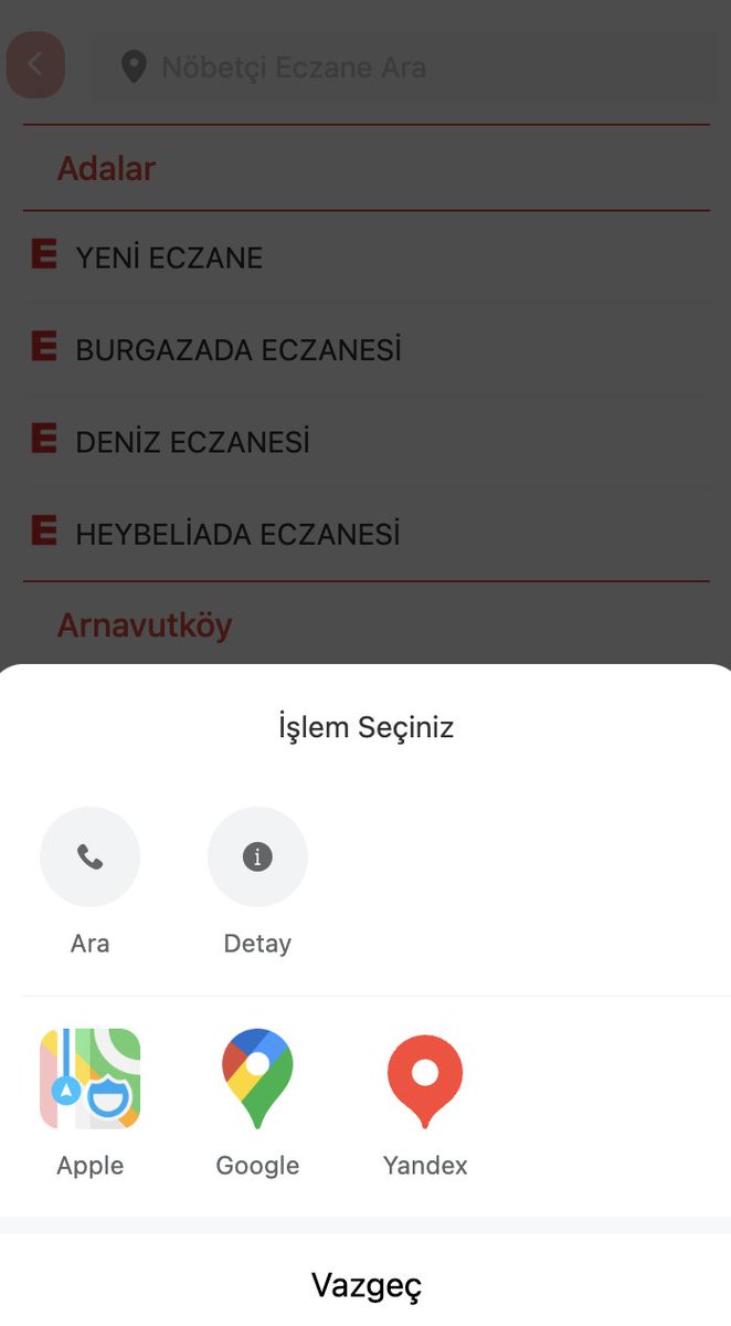 ist_eczane_bul's tweet photo. 🩺💊 İstanbul’daki nöbetçi eczaneleri kolayca bulabileceğiniz platform burada! 📍
➡️ Konumunuza en yakın nöbetçi eczaneyi görün. 
➡️ İstanbuldaki tüm nöbetçi eczaneleri listeleyin.
➡️ Google, Yandex, Apple haritaları ile yol tarifi alın.
 https://t.co/NYVS9IYV0n
#nöbetçieczane https://t.co/6Xs2s1XUJC