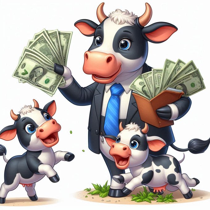 Wow! It's getting more exciting Real Cow coins dey give joy oh. 4 days to go...Don't play, don't blink and don't miss this.

1 Ton = N9k Plus

t.me/RealCowsHouse_…

#RealCowsHouse #Airdrops #freeairdops
#freeTON #JoinTheChallenge