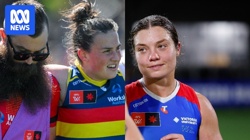 noahfrancoeu's tweet photo. Season over for star AFLW duo after in-game injuries https://t.co/OgUs5PxbZD https://t.co/5wic4Gy5YI