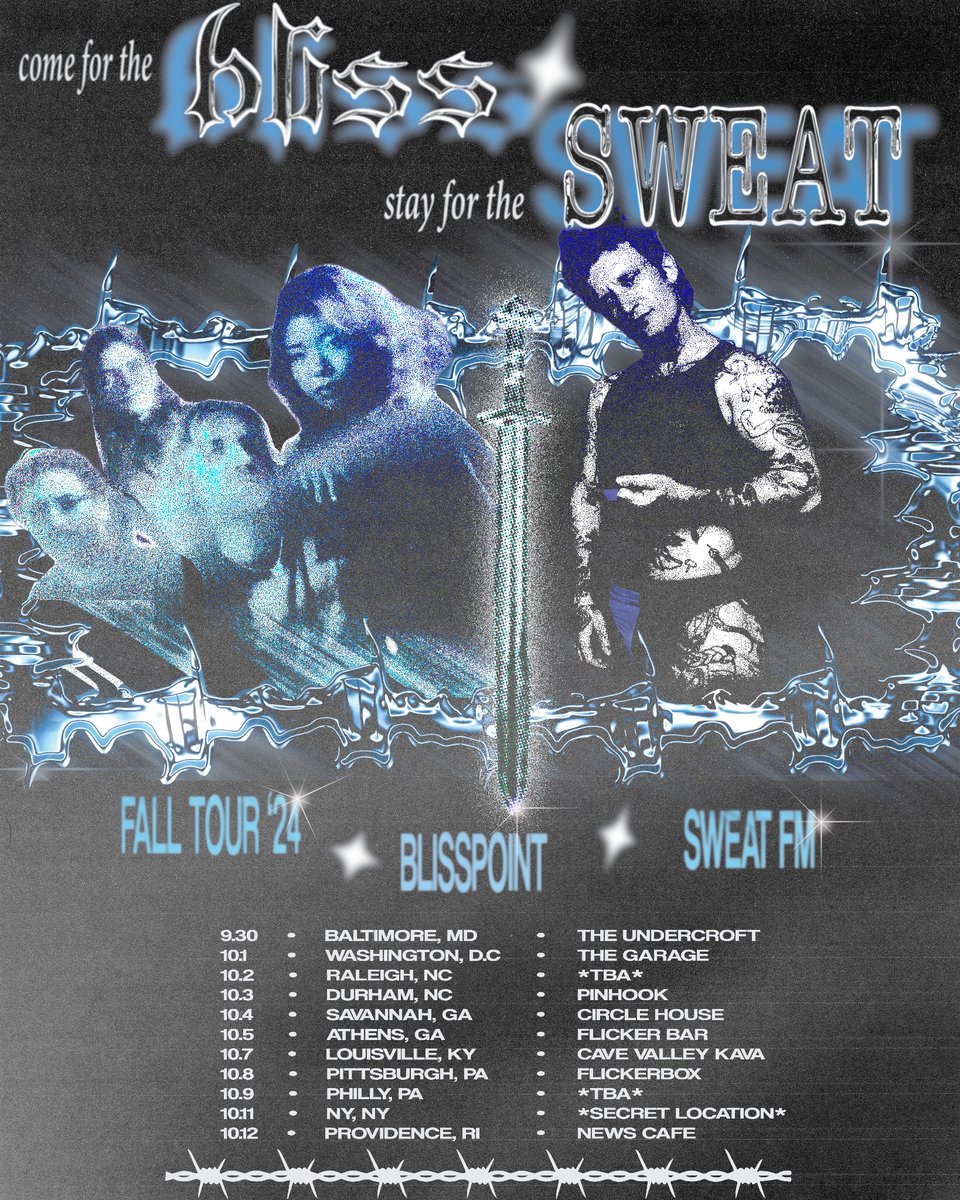 Late to post but OH DEAR GOD WERE LAUNCHING A JOINT TOUR W <a href="/sweatFM_/">Sweat FM</a> throughout the SOUTHEAST AND BACK UP! If you reside in ANY of these cities you must PULL UP VENGEFULLY