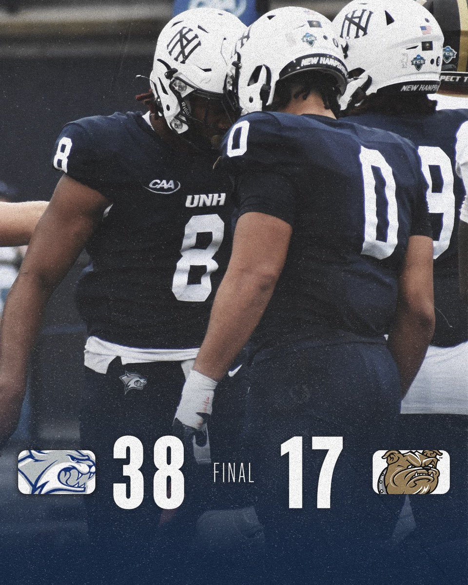 New Hampshire Football (@unh_football) on Twitter photo Second home game, second home W!!
#BuiltEachDay | #CAT25TRONG Second home game, second home W!!
#BuiltEachDay | #CAT25TRONG