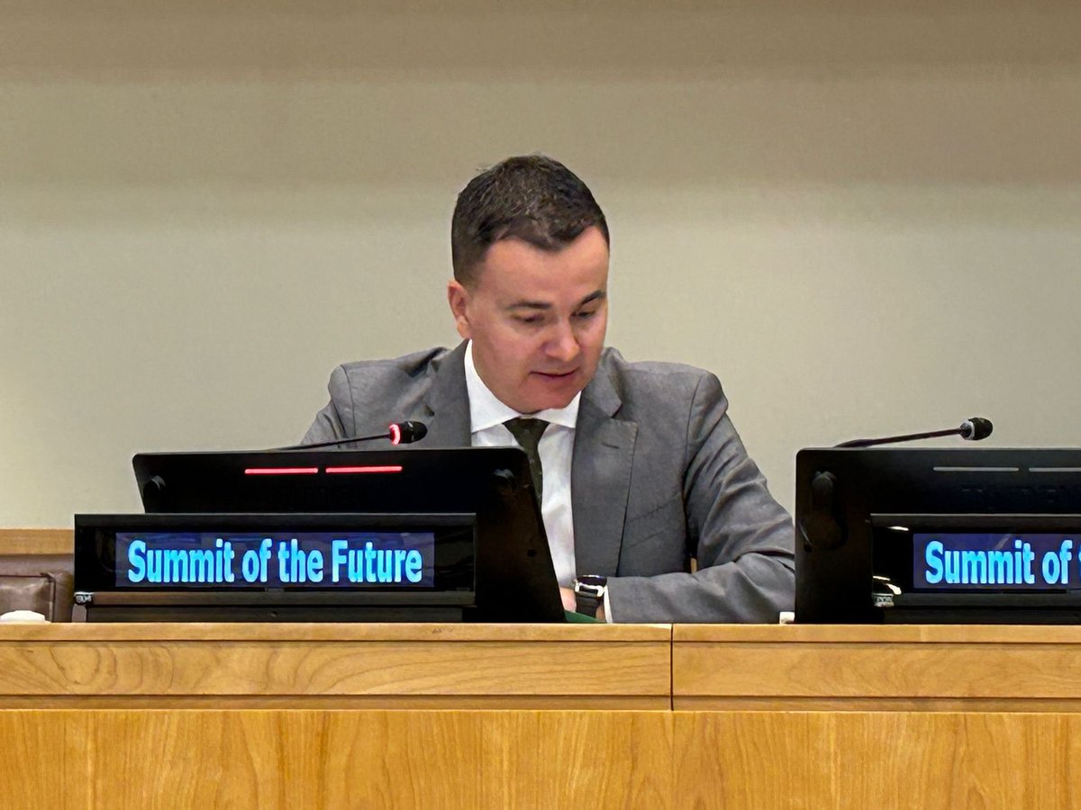 SpainUN's tweet image. &quot;Foresight is the key to unlocking the full potential of multilateralism&quot;. 

📸 @Hectorgomezh at the side event &quot;Futures Thinking and Strategic Foresight to Safeguard Future Generations”. #ActionDays #FutureLabs