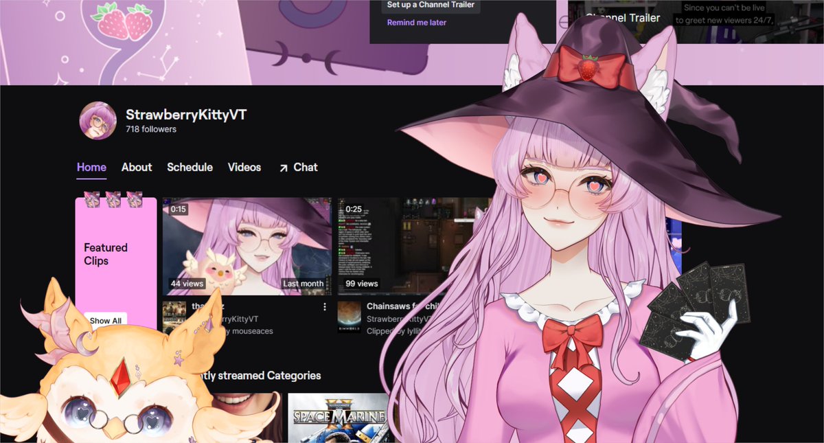 700+ followers, steady growth is how we like it. Thank you all you wonderful Stars. This #Vtuber #mommy is very very happy and honestly never thought I would get here this fast!

May your cards be ever in your favor~

Mommy loves you very very much~