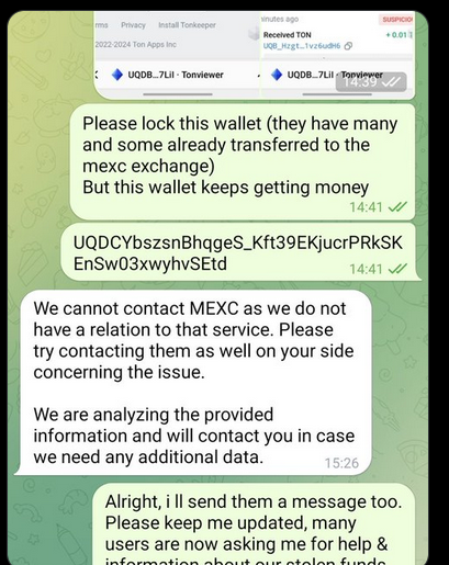 HanzMayer245402's tweet photo. @ton_blockchain #Toncook #toncookscam @sacredoonEN @MEXC_Official
I'm amazed that Ton have not warned their clients on their own network we have LIVE scammers. https://t.co/rKHbAo7KkZ