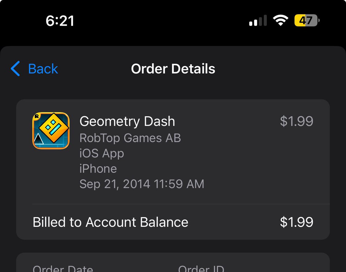 sxuIs's tweet photo. 10 years of having geometry dash on iphone https://t.co/60cY5JRRHi