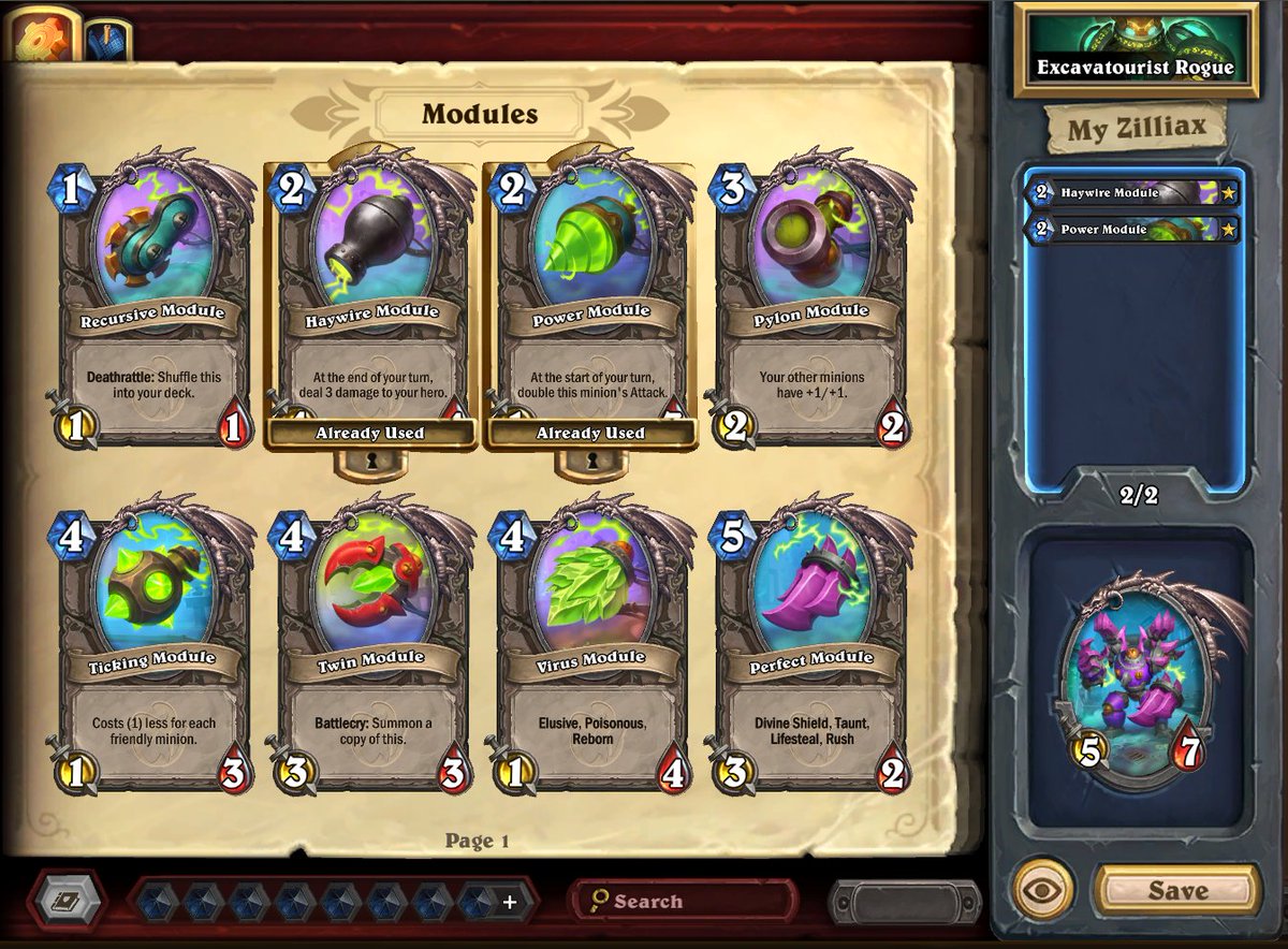 mzswitchpics's tweet photo. Just hit D5 playing a deck inspired by the mech rogue that's been going around. Zilliax wins games solo a lot of the time, while the excavate package can help you into the late game if Zill doesn't kill. Maestra makes the game goofy AF too. https://t.co/dLFH9s4yO4