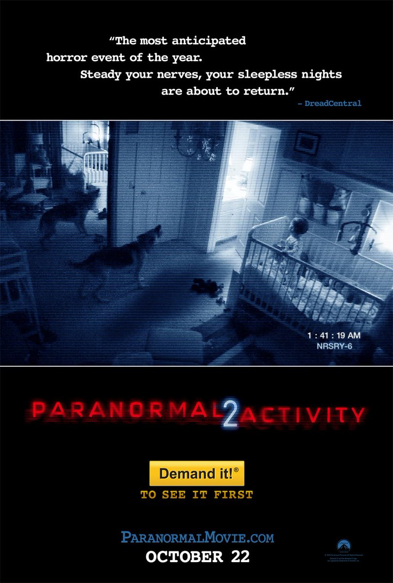The_Dave_DeRose's tweet photo. Damn it, why do I keep forgetting to update this?? Part 10
#100HorrorMoviesin92Days 64-67/100
#LettersToSatanClaus #ChristmasHorror #TheLegendOfLakeHollow #ParnormalActivity2 #ParanormalActivity #FoundFootageHorror #PinocchiosRevenge #FairyTaleHorror #HorrorFam #HorrorMovies https://t.co/EZrb4mPgew