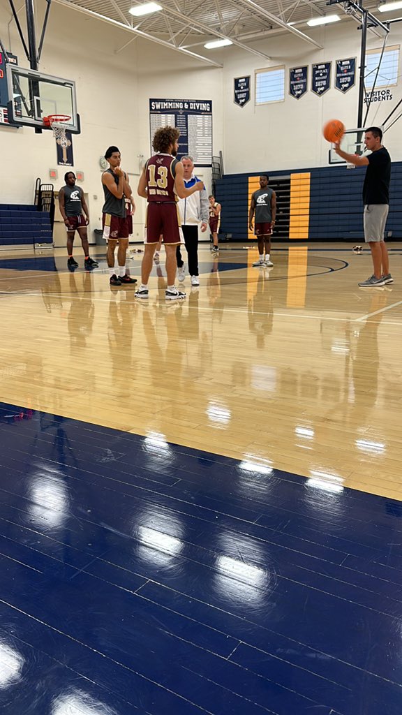 At IBCA clinic learning a lot about the game.
<a href="/ibcacoaches/">Illinois Basketball Coaches Association</a>