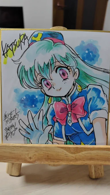 #美少女パラダイス5桂さんの色紙は抽選会に出しますね 