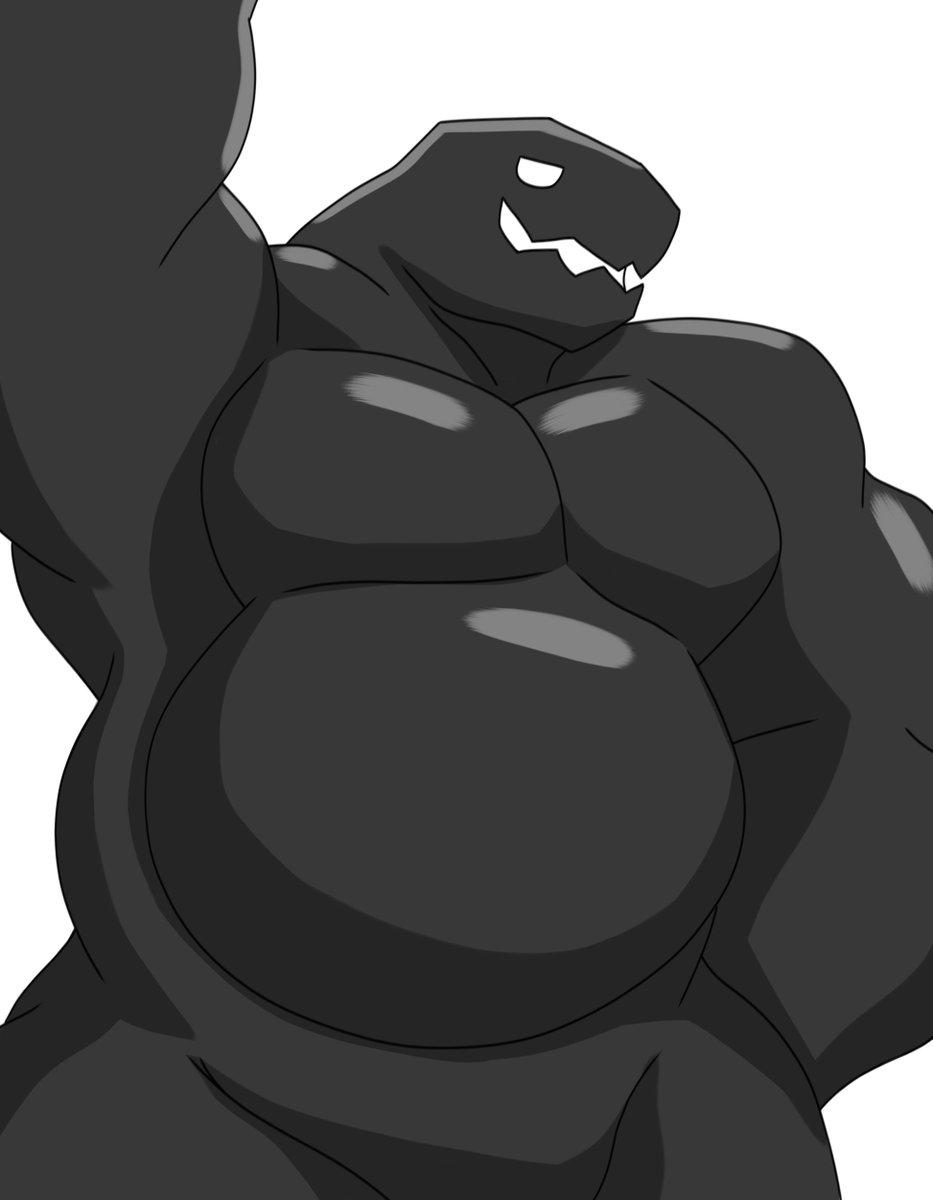 DergyTango's tweet photo. the monster
(first time drawing musclegut lol!!!) https://t.co/38fYqp2DP1