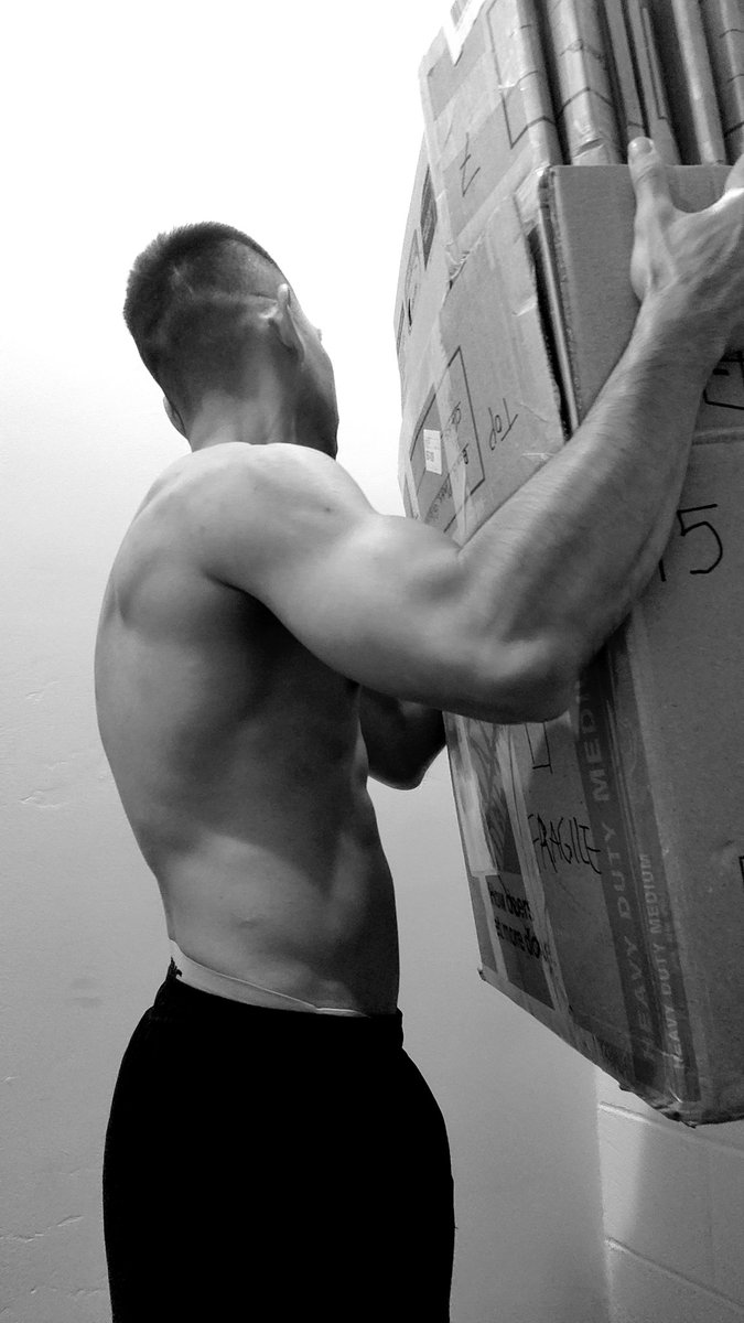 Those muscles exist for a reason, especially when slave is moving MASTER's belongings to the fifth floor via the stairways.