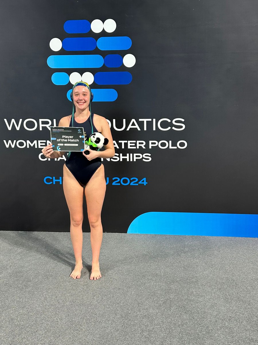 🤽‍♀️ Our #Aussies advance to the 5th place play off game at the @worldaquatics Women’s U18 Water Polo Championships 💪

GOOD LUCK to the team 🤽‍♀️

🇦🇺 Australia v Italy 🇮🇹
🗓️ Sunday 22 September
⏰ 1:30pm AEST
📺 Tune in LIVE on #WorldAquatics Youtube