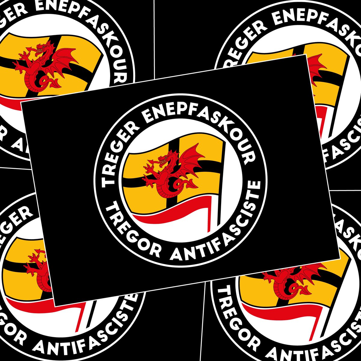 🐲 PRÉ-VENTE FLASH ‼️

Stickers #Treger Enepfaskour / #Trégor antifasciste :
disuj.bigcartel.com/product/autoco…

Pegsunioù #Antifa divyezhek #brezhoneg-galleg evit stourm a-enep d'ar faskourien e #BroDreger ! 

Commande groupée dans 2 j, livraison dans 2 semaines.

#BreizhAntifa #bzhg #BZH