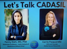 Carrie Pasquarello talks with Dr Fanny Elahi about CADASIL. CADASIL Unveiled: The Hidden Link to strokes and migraines. Share with friends and family. Thank you! youtube.com/watch?v=h02sdJ…