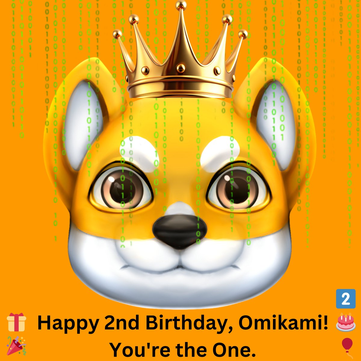 Happy Birthday, Omikami! 🎉🎂  

From your loyal and loving community, we wish you all the greatness you deserve. With your powers of the Sun ☀️ and the Universe 🌌 now fully unleashed, the world is about to witness your true capabilities. Together, we embark on this upward