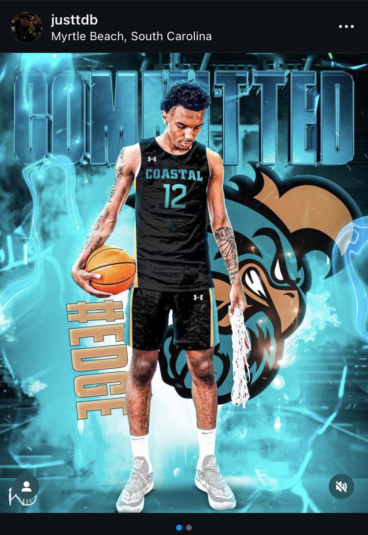 🚨2025 recruit Devin Brown has committed to Coastal Carolina, per his IG

The 6’7” wing’s finalists included Mississippi State, Arizona State, Nevada, Arkansas State, and Grambling State