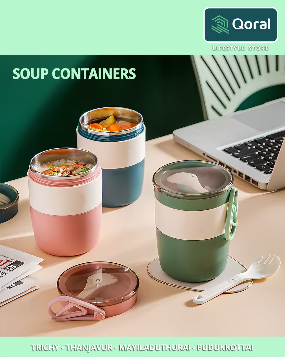 KurinjiMetro's tweet image. 𝗦𝗢𝗨𝗣 𝗖𝗨𝗣 @ 𝐐𝐎𝐑𝐀𝐋. 
#Qoral #soupcup #soupcontainer #soup  
#trichy #thanjavur #mayiladuthurai #KurinjiMetroBazaar
#household #stationery