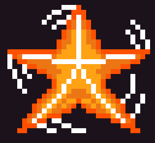 Sidewayz_Studio's tweet photo. Update 2. 

Power-up item sprites 
-Starfish
-Eel
-Sea Urchin
-Swordfish
-Manta Ray
-Pufferfish 

#screenshotsaturday #workinprogress #fish #octopus #sea #gamedev #videogames #indiedev #art https://t.co/vFCqaMPRit