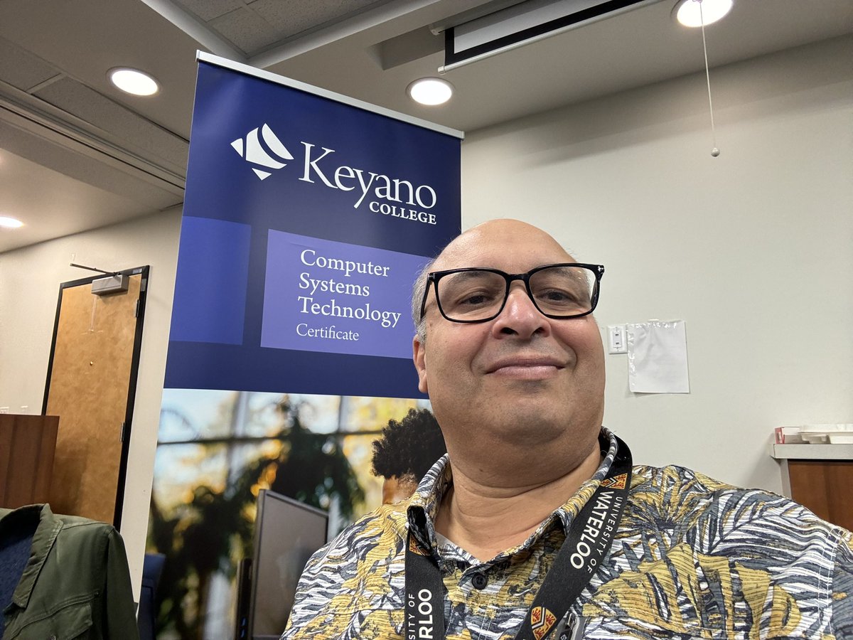 SaidElMejdani's tweet image. At @keyanocollege open doors with my friend @miguelb presenting the Computer System Technology program.
#coding #Drones #Robotics #Java #javascript #python #cpp